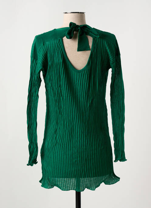 Tunique manches longues vert LISANZA femme