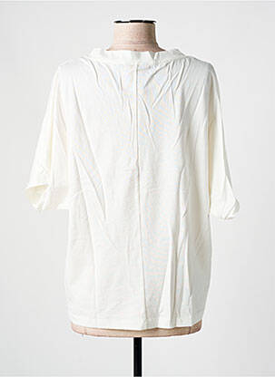 T-shirt col v manches courtes beige SALSA femme
