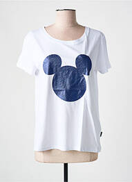 T-shirt sérigraphie manches courtes blanc SALSA femme