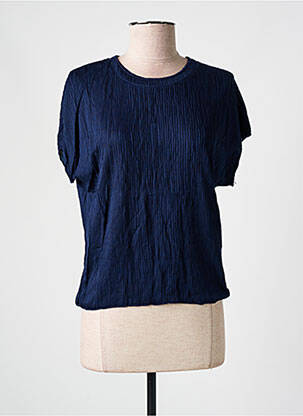 T-shirt stretch manches courtes bleu SALSA femme
