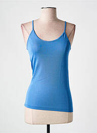 Top/caraco bretelles élastiquées bleu LISANZA femme