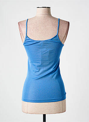 Top/caraco bretelles élastiquées bleu LISANZA femme