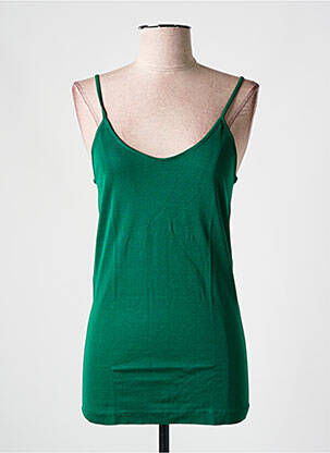 Top/caraco bretelles élastiquées vert LISANZA femme