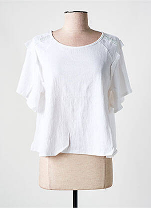 Chemisier maternité coupe large blanc SALSA femme