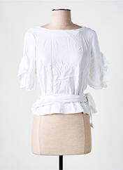 Gilet cache-cœur blanc SALSA pour femme seconde vue