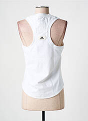 Débardeur blanc ADIDAS pour femme seconde vue