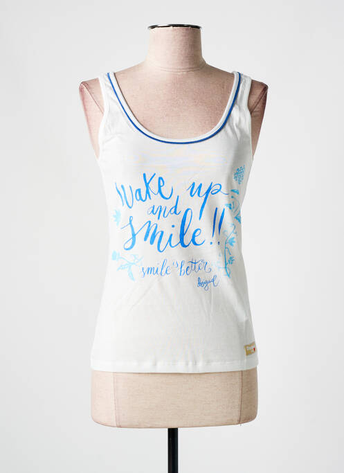 Débardeur bleu DESIGUAL pour femme