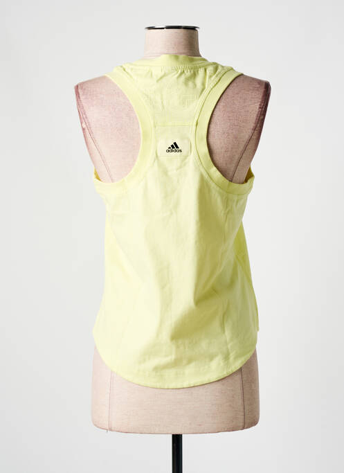 Débardeur jaune ADIDAS pour femme