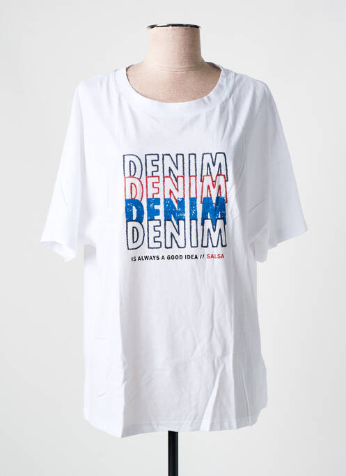 T-shirt blanc SALSA pour femme