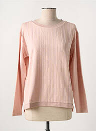 Pull coupe cintrée manches longues rose SALSA femme