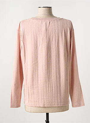 Pull coupe cintrée manches longues rose SALSA femme