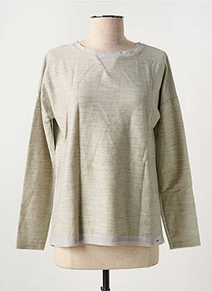 Pull tissage chiné manches longues gris SALSA femme