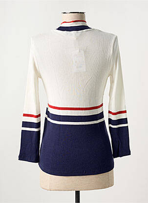 Pull stretch manches longues beige 5609807209897 femme