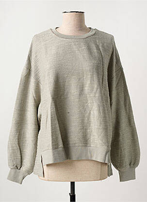 Pull stretch manches longues gris SALSA femme