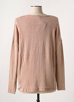 Pull tissage chiné manches longues rose SALSA femme