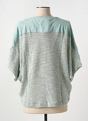 Pull stretch manches 3/4 vert SALSA femme