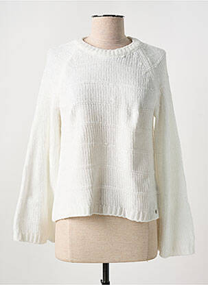 Pull stretch manches longues blanc SALSA femme