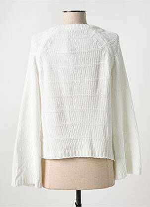 Pull stretch manches longues blanc SALSA femme