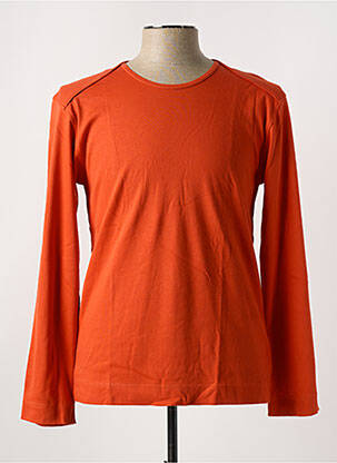 T-shirt coupe cintrée manches longues orange HOM homme