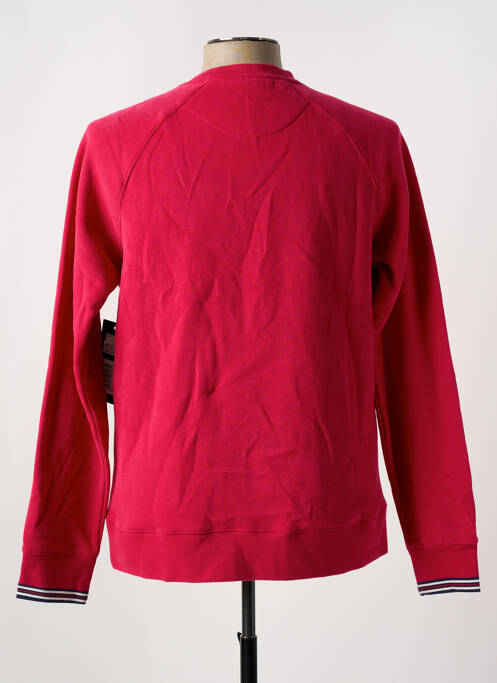 Sweat-shirt broderie manches longues rose FILA homme