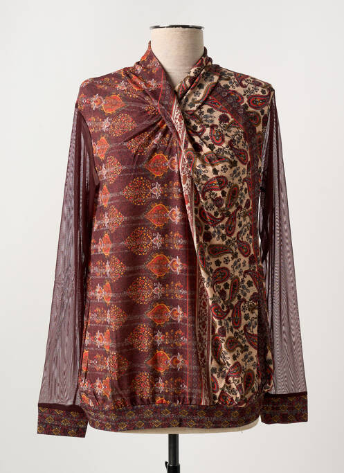 Blouse orange DESIGUAL pour femme