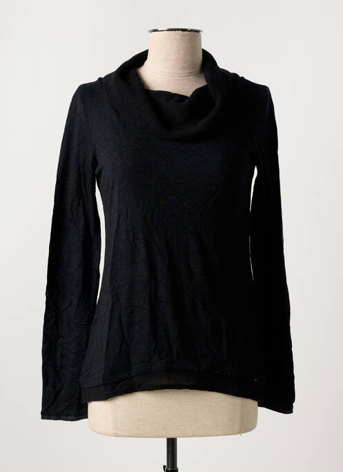 Pull col roulé noir SALSA pour femme