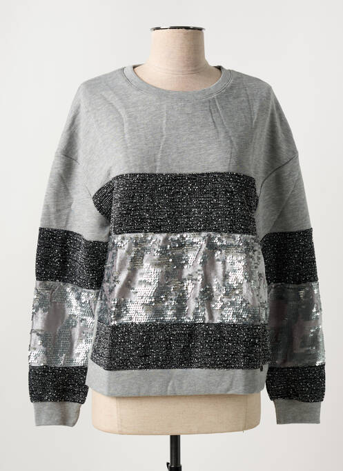 Sweat-shirt gris SALSA pour femme