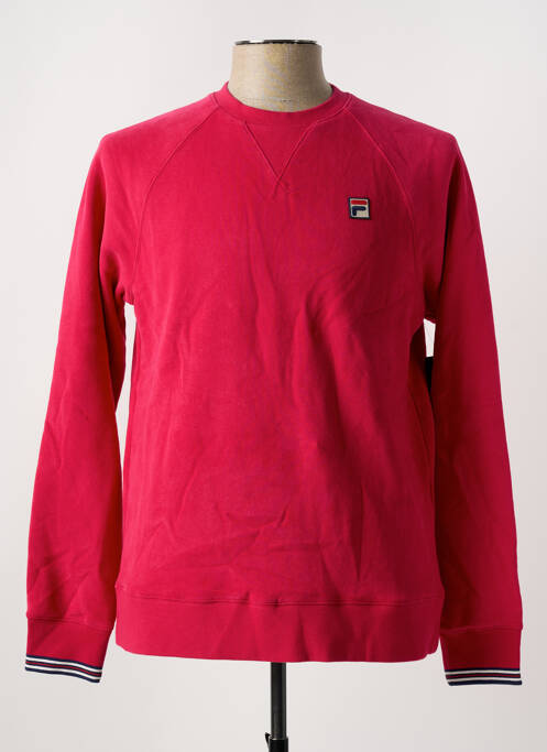 Sweat-shirt rose FILA pour homme