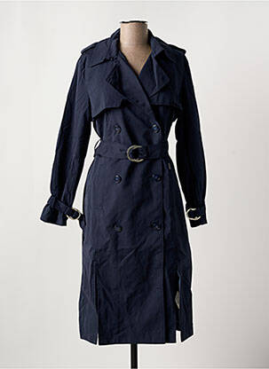 Trench tissage popeline sans capuche bleu SALSA femme