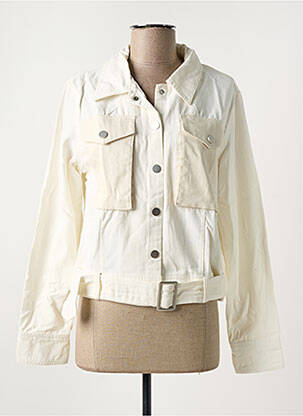 Veste casual poches beige DESIGUAL femme