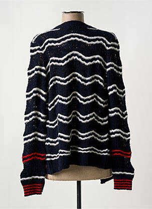 Gilet manches longues stretch bleu DESIGUAL femme