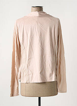Veste casual tissage suedine rose SALSA femme
