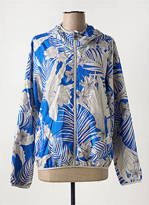 Coupe-vent finition intérieure doublée a capuche bleu GUESS femme