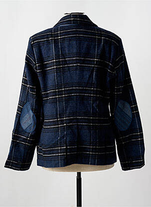Manteau court coupe droite sans capuche bleu DESIGUAL femme