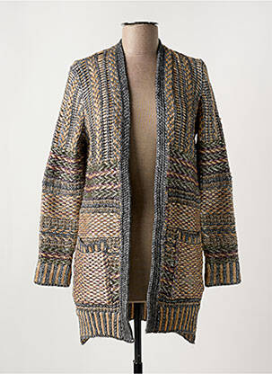 Gilet manches longues gris DESIGUAL pour femme