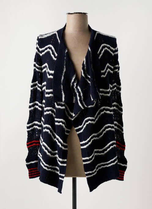 Gilet manches longues bleu DESIGUAL pour femme