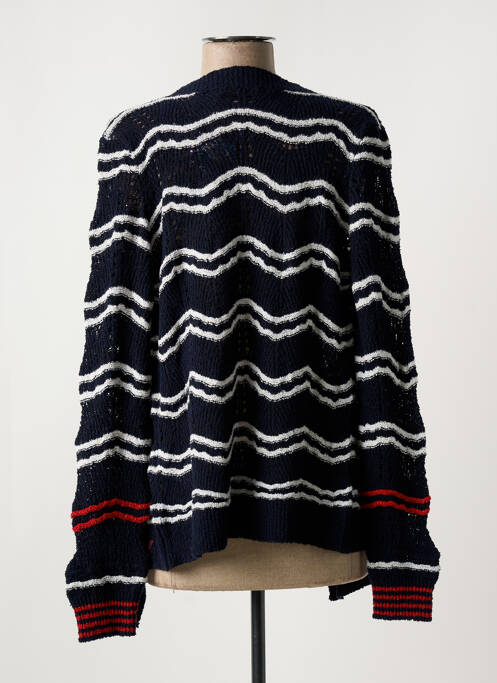 Gilet manches longues bleu DESIGUAL pour femme