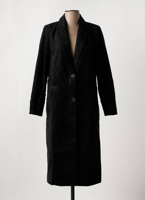 Manteau long noir LA PETITE ETOILE pour femme