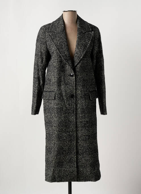 Manteau long noir SALSA pour femme