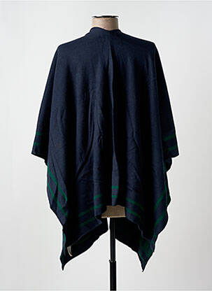 Poncho col v bleu GARCIA femme