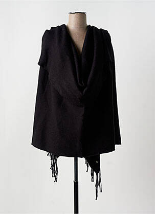 Poncho col v noir SALSA femme