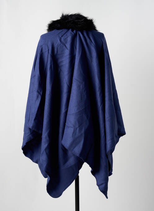 Poncho col v bleu SALSA femme