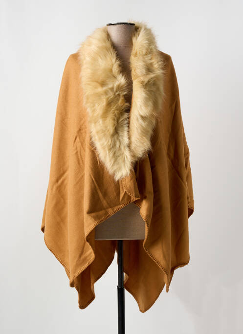 Poncho col v beige SALSA femme