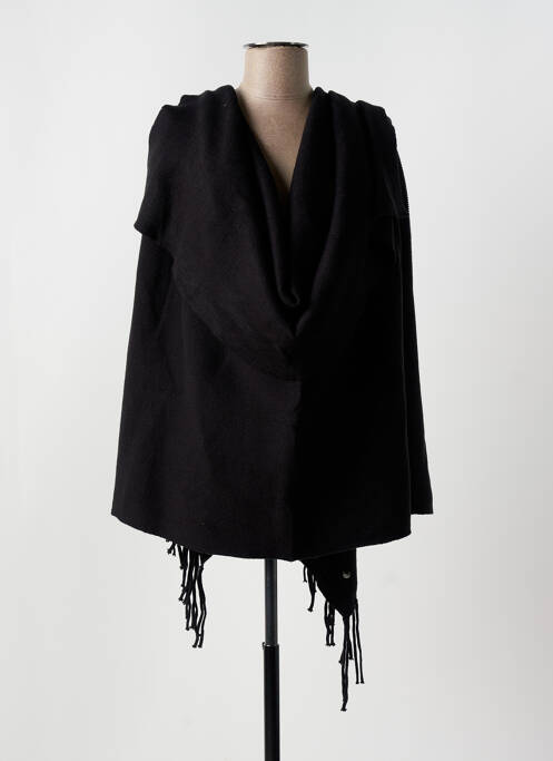 Poncho col v noir SALSA femme