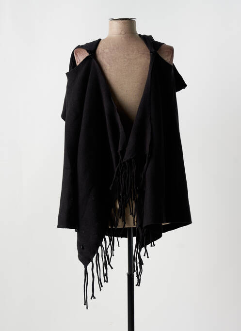 Poncho col v noir SALSA femme