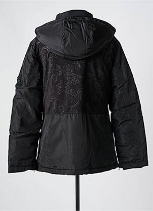 Doudoune poches a capuche noir DESIGUAL femme