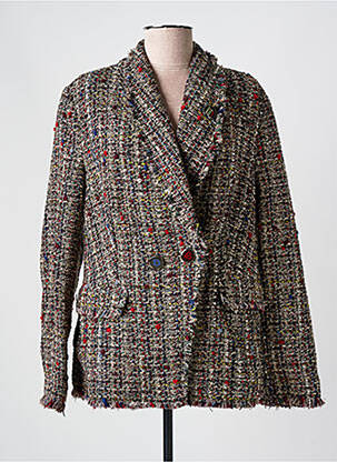 Veste casual col tailleur noir DESIGUAL femme
