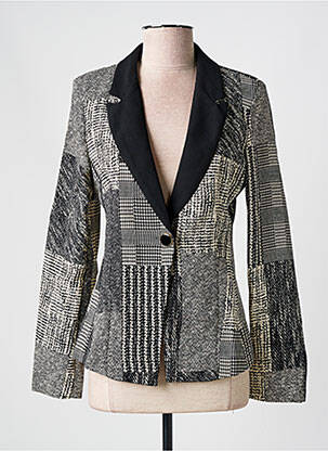 Blazer coupe cintrée noir RINASCIMENTO femme