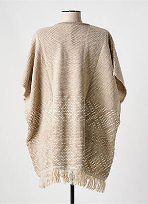 Gilet manches courtes coupe droite beige SALSA femme