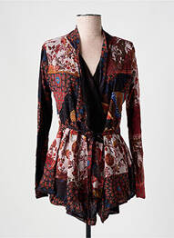 Veste casual coupe cintrée marron DESIGUAL femme